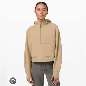 Lululemon Cropped Scuba Half Zip M/L